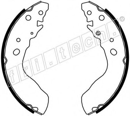 Комплект тормозных колодок fri.tech. 1111.245