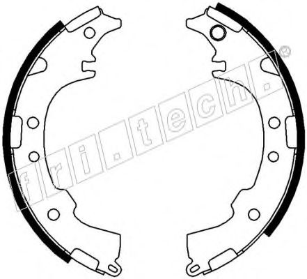 Комплект тормозных колодок fri.tech. 1115.304