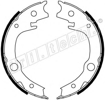 Комплект тормозных колодок, стояночная тормозная система fri.tech. 1115.315