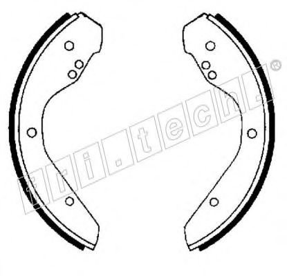 Комплект тормозных колодок fri.tech. 1124.251