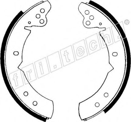 Комплект тормозных колодок fri.tech. 1127.262