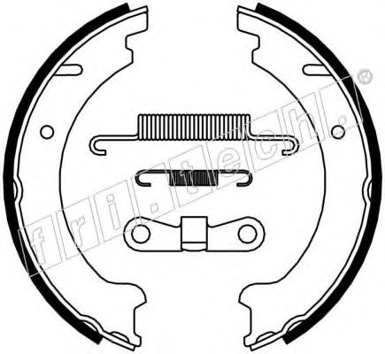 Комплект тормозных колодок, стояночная тормозная система fri.tech. 1127.272K