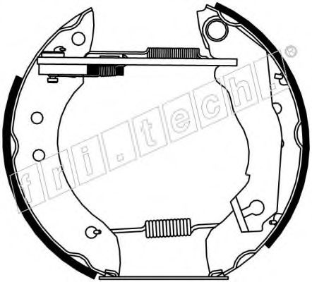 Комплект тормозных колодок DEX 26005