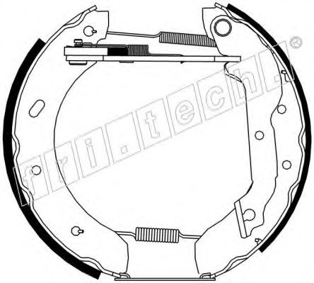 Комплект тормозных колодок fri.tech. 16308
