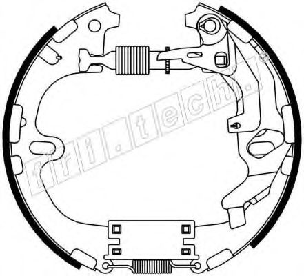 Комплект тормозных колодок fri.tech. 16331