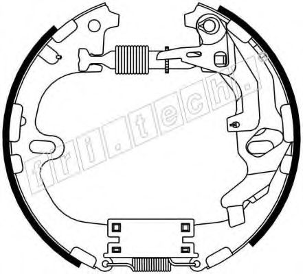 Комплект тормозных колодок fri.tech. 16332