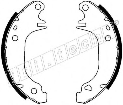 Комплект тормозных колодок FRENZAR 700010