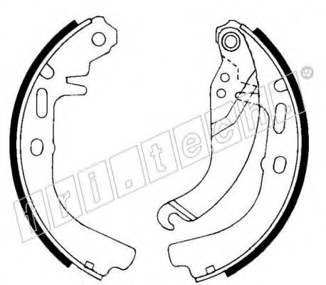 Комплект тормозных колодок DEX 27039