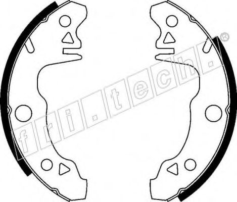Комплект тормозных колодок RAICAM 7106