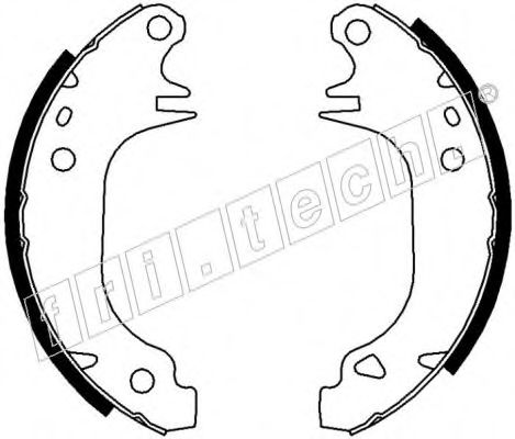 Комплект тормозных колодок RAICAM 7084