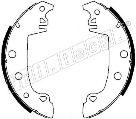 Комплект тормозных колодок fri.tech. 17080