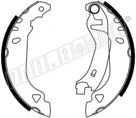 Комплект тормозных колодок DEX 27108
