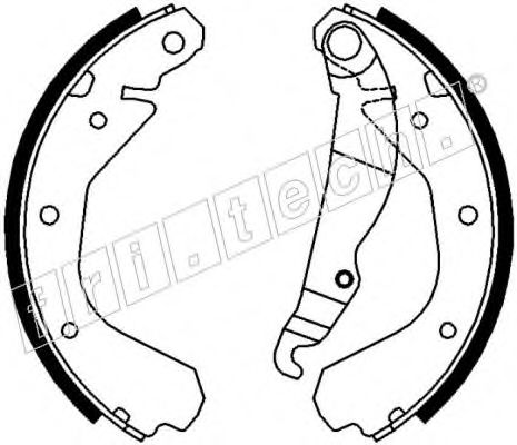 Комплект тормозных колодок RAICAM 7288