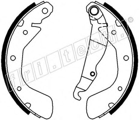 Комплект тормозных колодок fri.tech. 17193