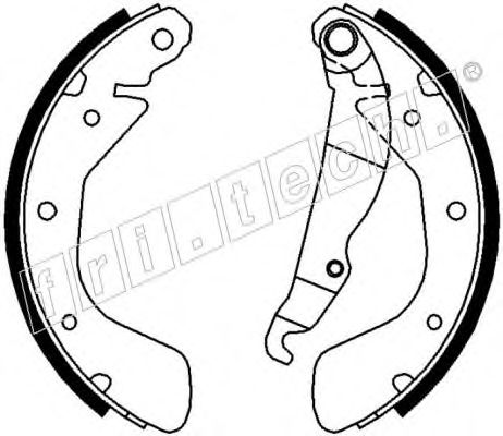 Комплект тормозных колодок fri.tech. 17233
