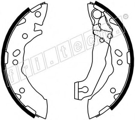 Комплект тормозных колодок DELPHI 1097