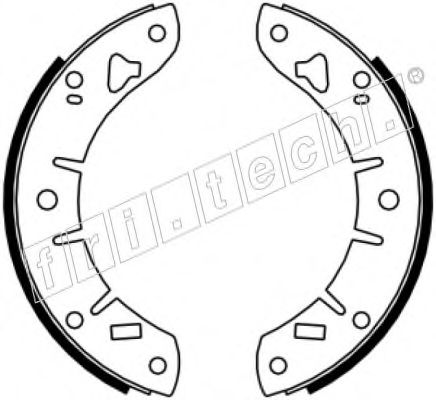 Комплект тормозных колодок fri.tech. 1007.018