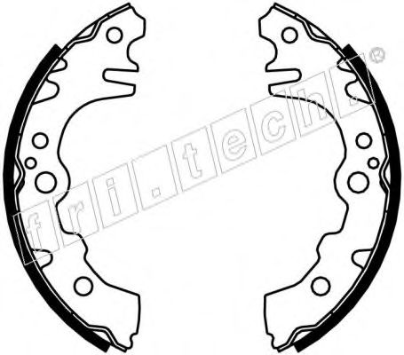 Комплект тормозных колодок fri.tech. 1026.351