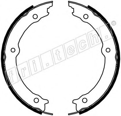 Комплект тормозных колодок, стояночная тормозная система fri.tech. 1045.002