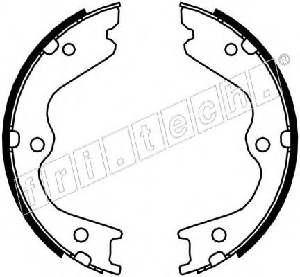 Комплект тормозных колодок, стояночная тормозная система fri.tech. 1067.202