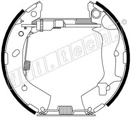Комплект тормозных колодок fri.tech. 16352