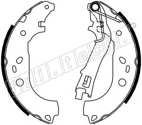 Комплект тормозных колодок fri.tech. 17390