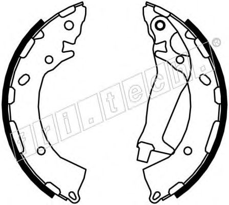 Комплект тормозных колодок fri.tech. 1046.225