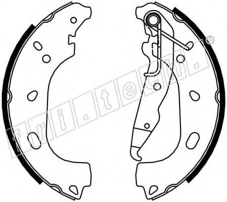 Комплект тормозных колодок fri.tech. 1073.177