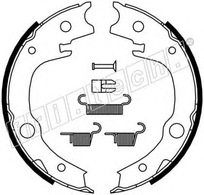 Комплект тормозных колодок, стояночная тормозная система fri.tech. 1115.315K