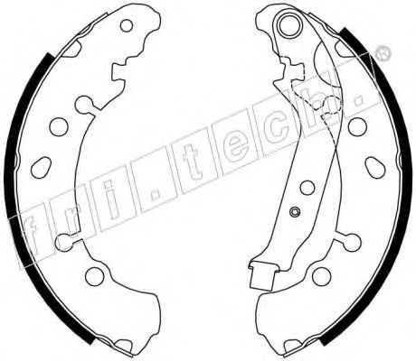 Комплект тормозных колодок fri.tech. 1115.326