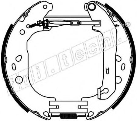 Комплект тормозных колодок fri.tech. 16394