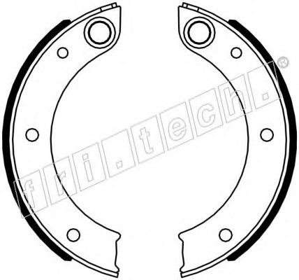 Комплект тормозных колодок, стояночная тормозная система fri.tech. 1083.003