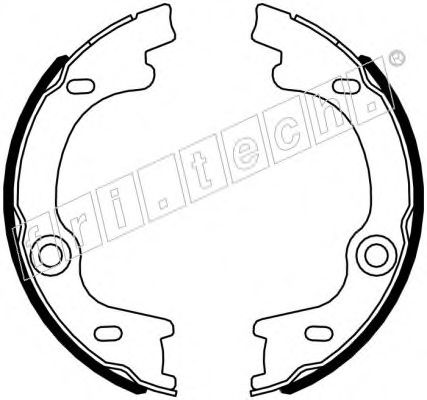 Комплект тормозных колодок, стояночная тормозная система fri.tech. 1049.169