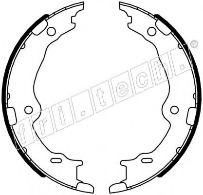 Комплект тормозных колодок, стояночная тормозная система fri.tech. 1115.327