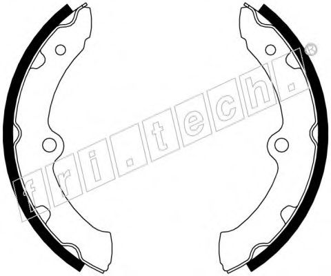 Комплект тормозных колодок, стояночная тормозная система fri.tech. 1115334