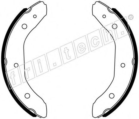 Комплект тормозных колодок, стояночная тормозная система fri.tech. 1115335