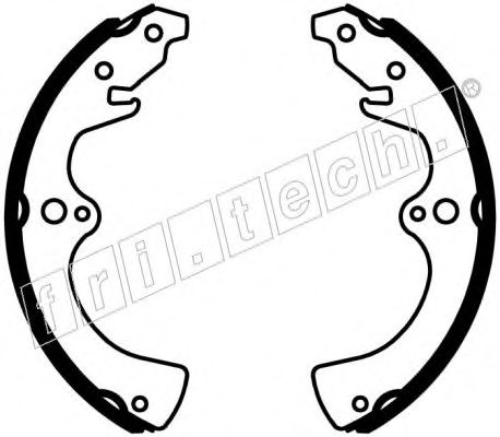 Комплект тормозных колодок fri.tech. 1049.120