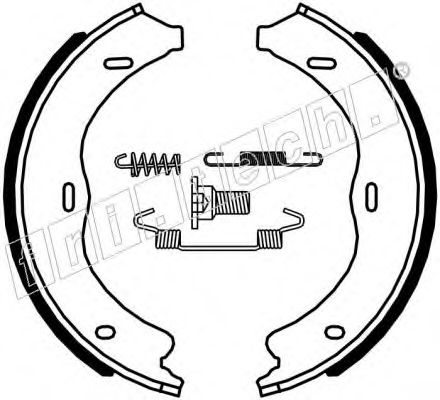 Комплект тормозных колодок, стояночная тормозная система fri.tech. 1052.138K