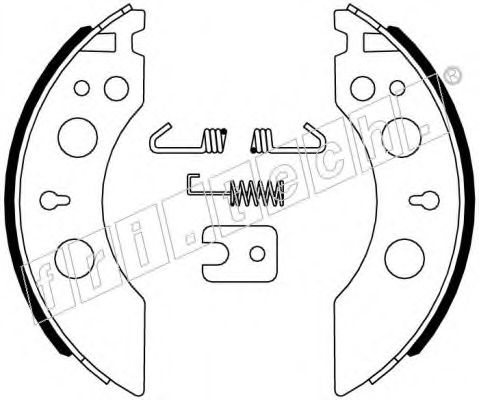 Комплект тормозных колодок fri.tech. 1053004