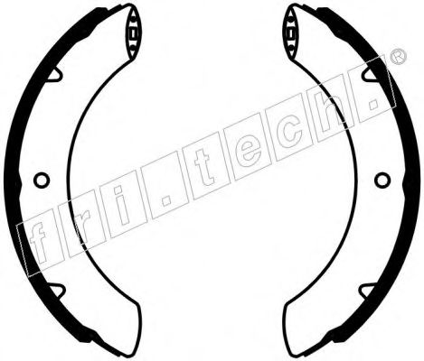 Комплект тормозных колодок fri.tech. 1115.337