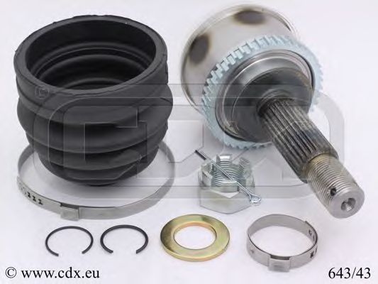 Шарнирный комплект, приводной вал CDX 643/43
