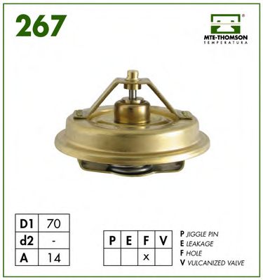 Термостат, охлаждающая жидкость MTE-THOMSON 267.77