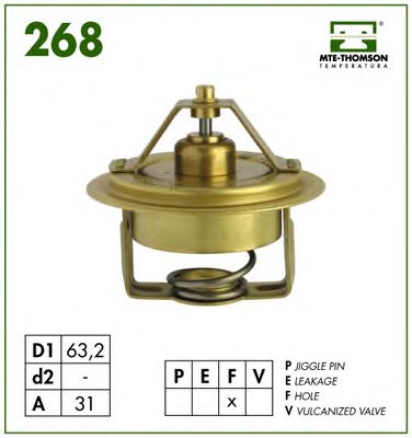 Термостат, охлаждающая жидкость MTE-THOMSON 268.80