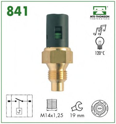 термовыключатель, сигнальная лампа охлаждающей жидкости MTE-THOMSON 841