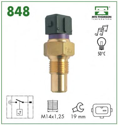 термовыключатель, сигнальная лампа охлаждающей жидкости MTE-THOMSON 848