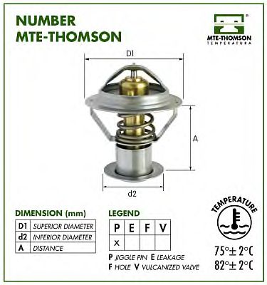 Термостат, охлаждающая жидкость MTE-THOMSON 36489