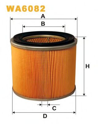 Воздушный фильтр WIX FILTERS WA6082