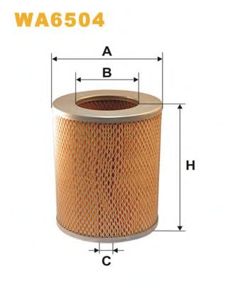 Воздушный фильтр WIX FILTERS WA6504