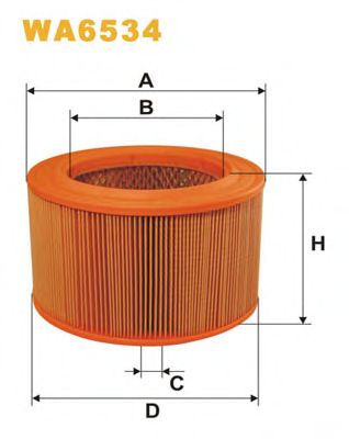 Воздушный фильтр WIX FILTERS WA6534