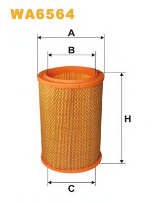 Воздушный фильтр WIX FILTERS WA6564